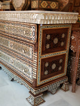 mother of pearl shell dresser