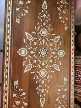 Syrian inlay mother of pearl console