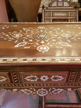 Syrian inlay mother of pearl console
