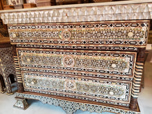 Syrian inlay abalone shell cabinet