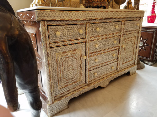 Syrian mother of pearl cabinet