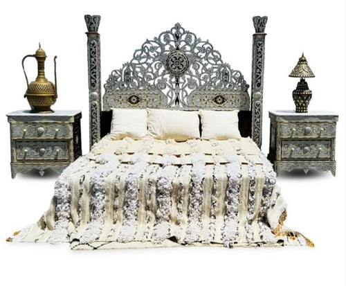 syrian mother of pearl bed