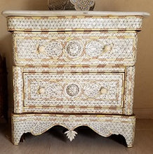 Damascus mother of pearl nightstand